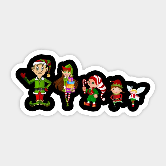 Elf Family Sticker by All Things Character